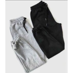 Jones Wears Pack Of Two(2) Joggers Pant (Black, Grey)
